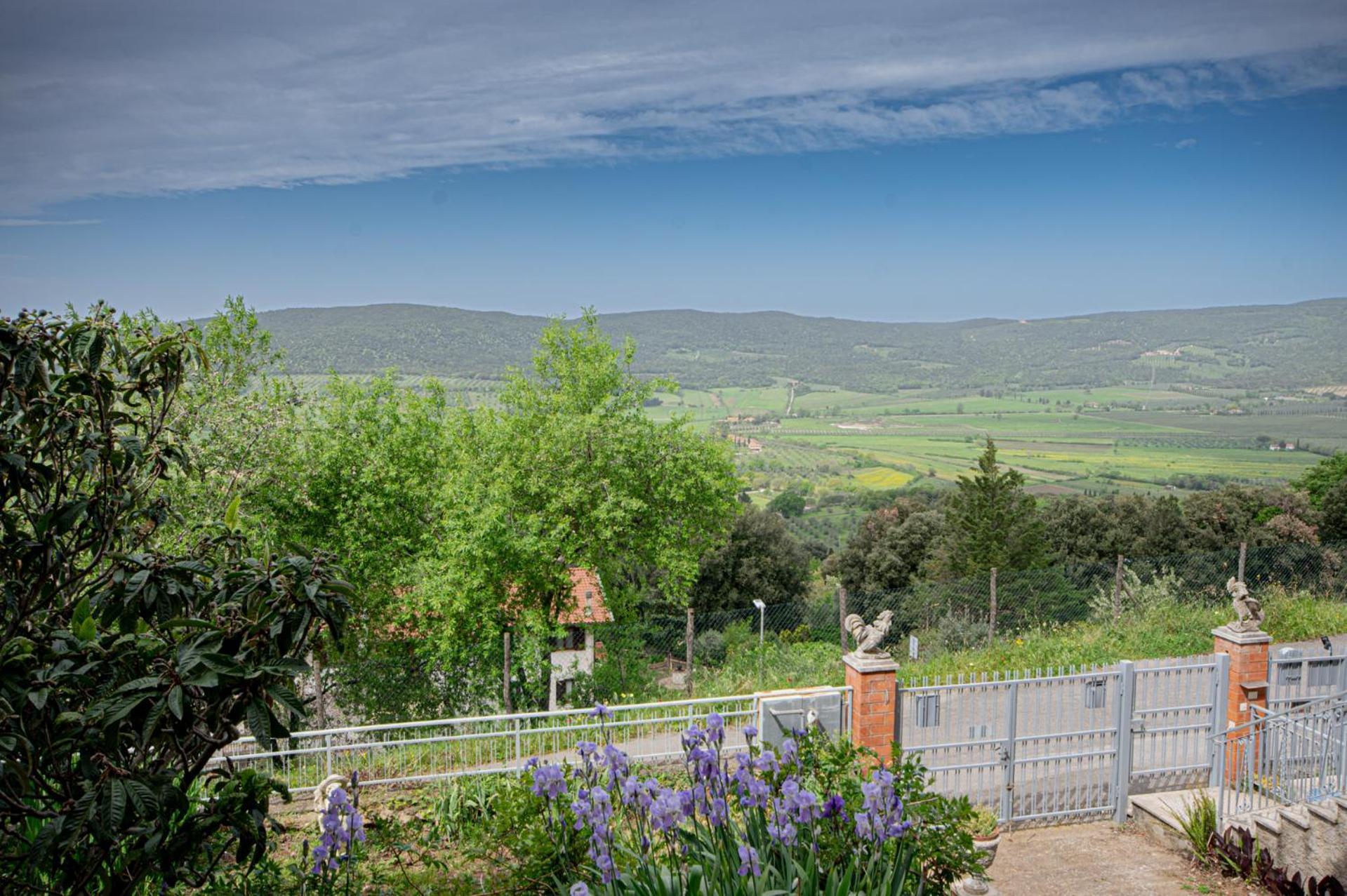 Villa Panoramica Garden Bike Massa Marittima Exteriör bild